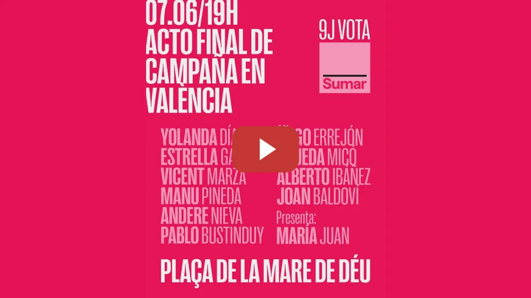 Embedded thumbnail for Acto final de campaña en València