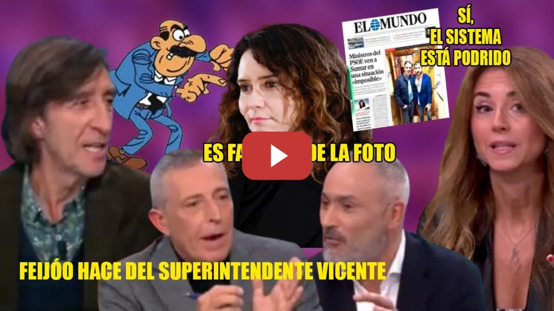 Embedded thumbnail for GUARDIANES del PP se llevan TREMENDA PALIZA🔥Benja Prado y Ruiz DESMONTAN FRIKIS🤣¡Feijóo es el SÚPER!