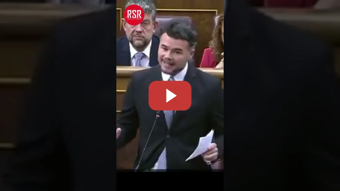 Embedded thumbnail for Rufián se mofa del PP 🤣🤣🤣🤣