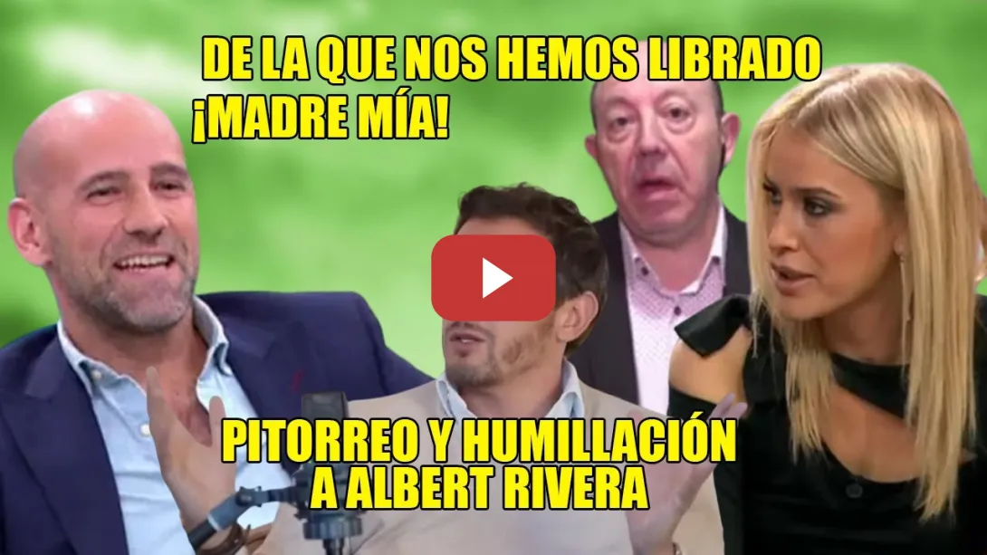 Embedded thumbnail for Gonzalo miró y Afra Blanco S0-ME-TEN a Rivera con 2 FRASES DEMOLEDORAS💪¡De la q nos hemos librado!