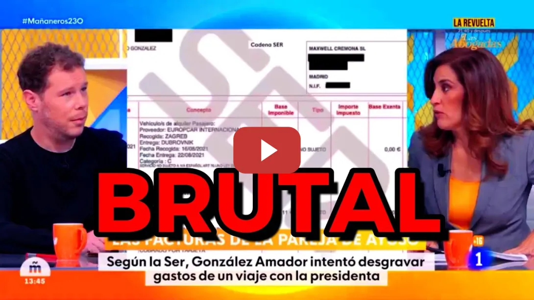 Embedded thumbnail for Manu Levín reaparece de forma brillante en TVE y le tira este dardo a la periodista Ana Samboal