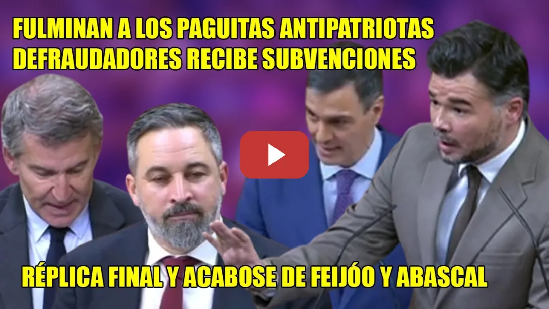 Embedded thumbnail for ¡ABASCAL ESCOCIDO! DOBLETE contra los TRAIDORES🔥Mazón comiendo mientras los HELICÓPTEROS RESCATABAN