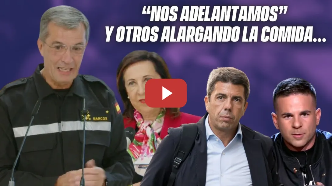 Embedded thumbnail for 👏El JEFE de la UME y Robles DESMIENTEN a MAZÓN y RECRIMINA a los &quot;IN-FLUEN-CERS&quot; que BUSCAN FAMITA!