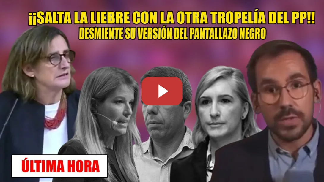 Embedded thumbnail for PILLAN OTRA TROPELÍA del PP🛑El PANTALLAZO a Negro podría SER PREMEDITADO🛑¡Mazón MÁS ACORRALADO!