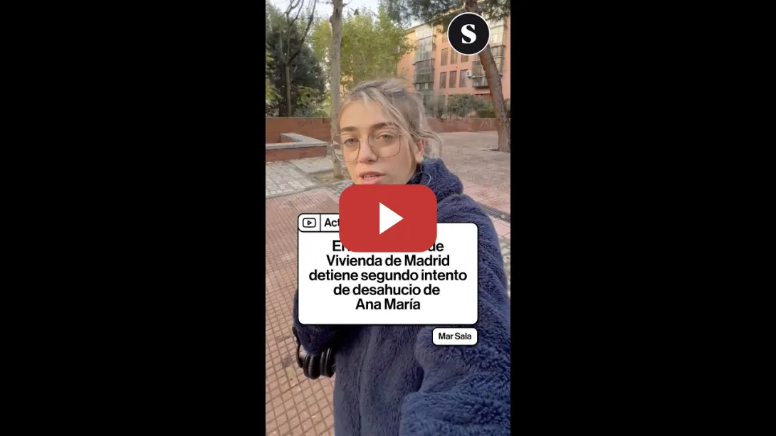 Embedded thumbnail for 🔴 Activistas por el derecho a la vivienda han parado el segundo intento de desahucio de Ana María