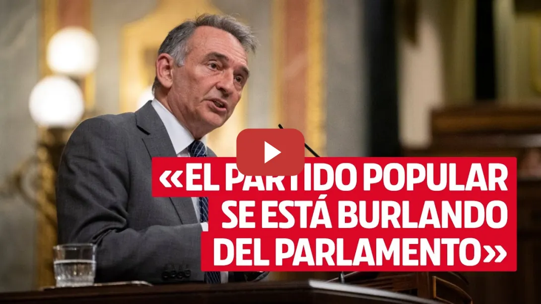 Embedded thumbnail for Enrique Santiago: «El PP está torpedeando la salud de los presos en todas las CCAA donde gobiernan»