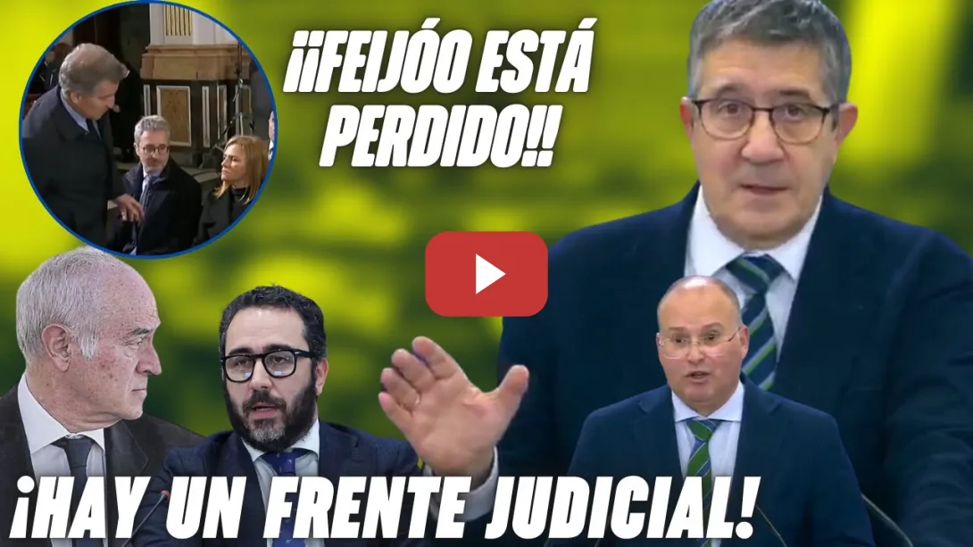 Embedded thumbnail for Patxi López NOQUEA al PP del 🔥PERDIDO FEIJÓO y TELLADO: ¡SOLO les quedan los JUECES!