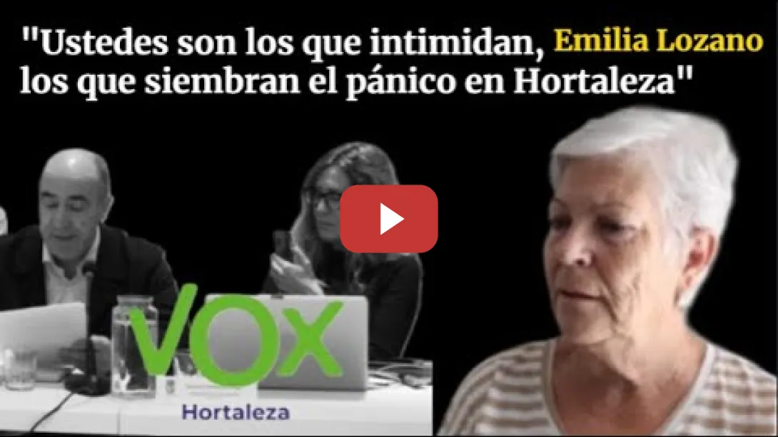 Embedded thumbnail for Vecina de Hortaleza llama racistas a VOX en un pleno