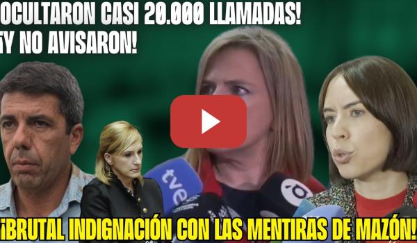 Embedded thumbnail for Pilar Bernabé ESTALLA contra las MENTIRAS de MAZÓN🔥¡¡OCULTARON las LLAMADAS del 112!