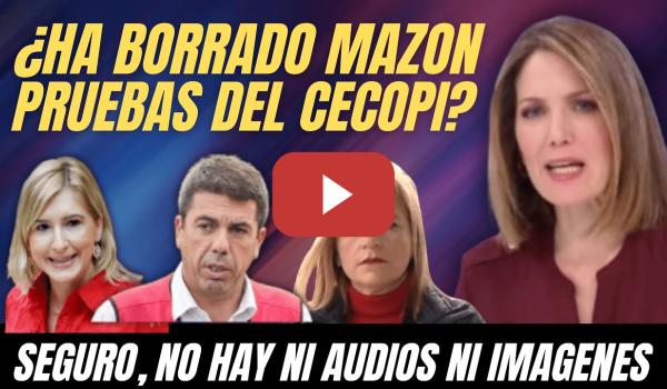 Embedded thumbnail for ¿HA BORRADO MAZÓN PRUEBAS?, PILAR BERNABÉ CONFIRMA a SILVIA INTXAURRONDO, NO HAY PRUEBAS DE NADA