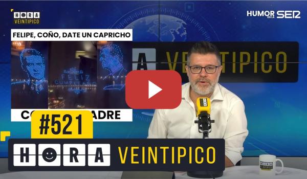 Embedded thumbnail for Hora Veintipico #521 | Felpudo se va de celebración privada