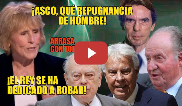 Embedded thumbnail for Mercedes Milá ARRASA con TODO👏Llama LADRÓN al REY y CARGA contar Aznar y González ¡ASCO, REPUGNANTE!