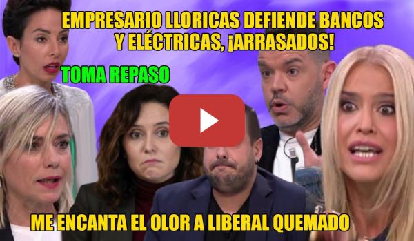 Embedded thumbnail for LIBERALES LLORICAS DESTRUIDOS👏Se CORONA Afra Blanco exponiendo AYUSO políticas👏¡TOROS, APPLE y NASA!