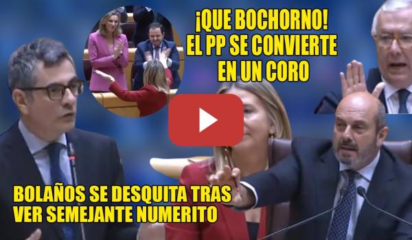 Embedded thumbnail for El BOCHORNO del AÑO😨El PP hace un CORO en el SENADO y Bolaños los DESTROZA! ¡CHARLOTADAS Y PAPAGAYOS