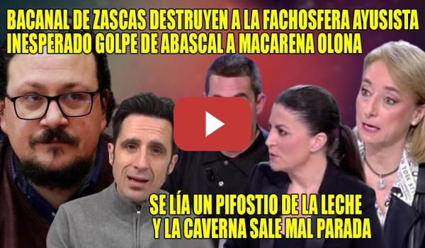 Embedded thumbnail for Abascal DESTROZA a Olona en medio del CALVARIO de la FACHOSFERA AYUSISTA💢RECITAL de Morano y Gallego