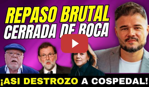 Embedded thumbnail for ASÍ DESTROZÓ GABRIEL RUFIÁN A COSPEDAL EN COMISIÓN DE INVESTIGACIÓN CAJA B DEL PP Y Y BÁRCENAS