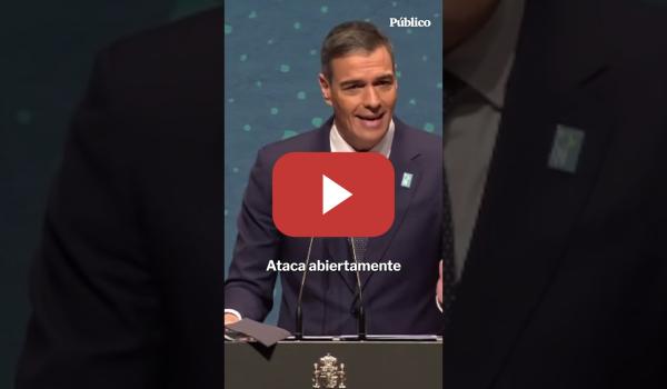 Embedded thumbnail for Pedro Sánchez: &quot;El fascismo, que creímos dejar atrás, es ya la tercera fuerza política en Europa&quot;