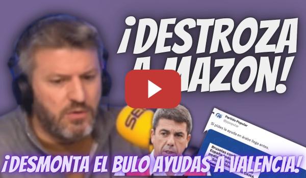 Embedded thumbnail for “DESMONTA BULO” a Mazón y llama MEZQUINO al PP por las Ayudas a Valencia - Aimar Bretos