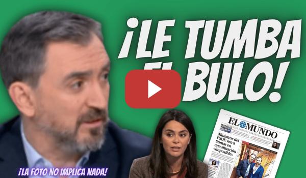 Embedded thumbnail for Ignacio Escolar le “DESMONTA” el BULO de la FOTO de Pedro Sánchez a una periodista de El Mundo