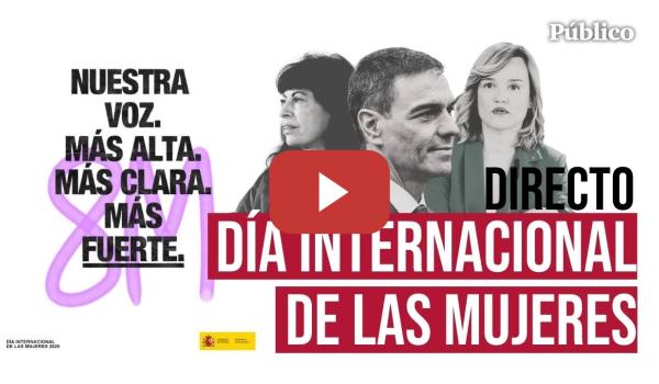 Embedded thumbnail for DIRECTO | Pedro Sánchez clausura el acto por el Día Internacional de la Mujer