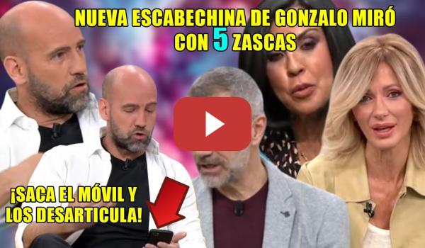 Embedded thumbnail for 👏Miró REPARTE 5 ZASCAS a Toni Cantó, Susanna Griso, y LE BAJA los HUMOS a una ABOGADA 👏¡MAR MINTIÓ!