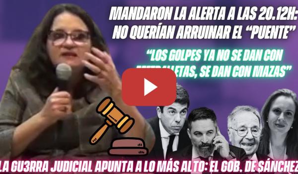 Embedded thumbnail for BRILLANTE 👏 Mónica OLTRA sobre MAZÓN &quot;EL DESAPARECIDO&quot;, la DANA, el LAWFARE y el FASCISMO!