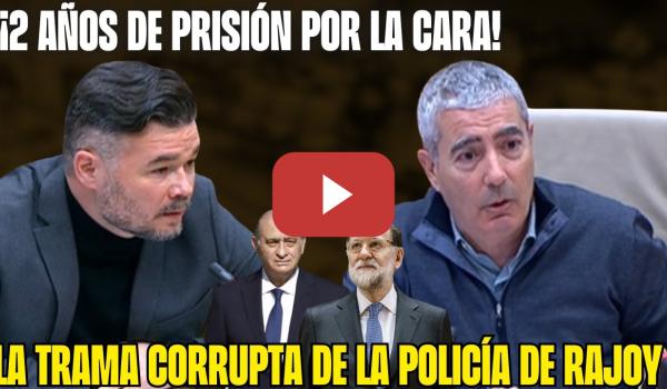 Embedded thumbnail for Las CLOACAS llegan al Congreso: RUFIÁN DURO con la MAFIA POLICIAL &quot;22 MESES en PRISIÓN por la CARA&quot;