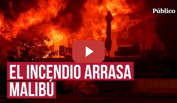 Embedded thumbnail for La desolación tras los incendios en California: el antes y el después de Malibú