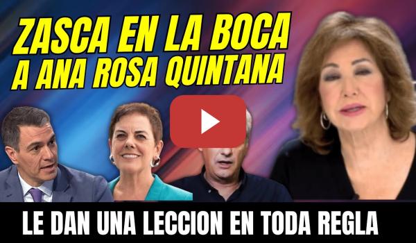 Embedded thumbnail for ¡ZASCA! &quot;CIERRAN la BOCA a ANA ROSA&quot; OSKAR MATUTE y MERTXE AIZPURUA le DAN una LECCIÓN