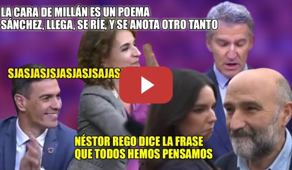 Embedded thumbnail for DESPIPORRE con la MOCIÓN de CENSURA de Feijóo🤣Lo VUELVEN a HUNDIR, Sánchez TRIUNFA y REGO lo HUMILLA