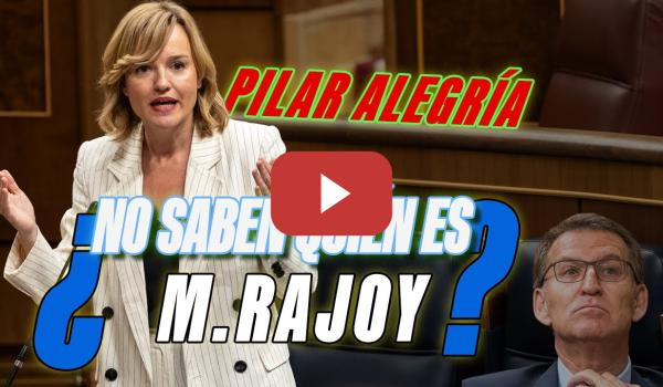 Embedded thumbnail for PSOE / ¿NO SABEN QUIÉN ES M. RAJOY EN GÉNOVA 13? 🤔🤥