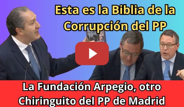Embedded thumbnail for Fundación Arpegio, Otro Chiringuito del PP de Madrid / José Carmelo Cepeda