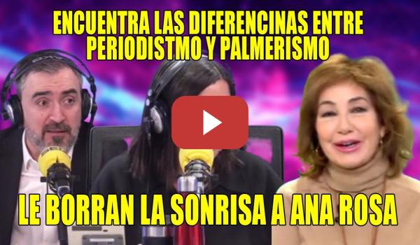 Embedded thumbnail for Escolar y Barceló BORRAN la SONRISA a Ana Rosa x apoyar a Rajoy🔥PERIODISMO VS PALMERISMO y F. Gump