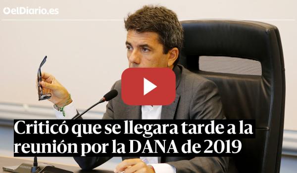 Embedded thumbnail for MAZÓN criticó a un alto funcionario por LLEGAR TARDE a la reunión de Emergencias por la DANA de 2019