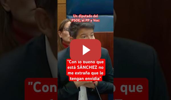 Embedded thumbnail for 👀&quot;Con lo bueno que está #SÁNCHEZ no me extraña que le tengan envidia&quot; #madrid #política #shorts