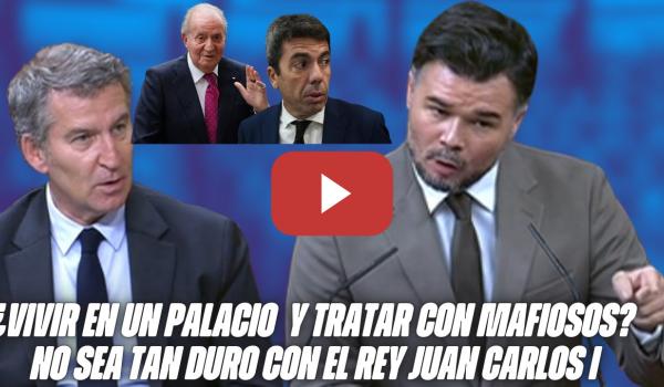 Embedded thumbnail for RUFIÁN muele a FEIJÓO: Describe a JUAN CARLOS I! ENGAÑAN a los ESPAÑOLES para SALVAR a MAZÓN!