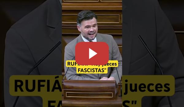 Embedded thumbnail for RUFIÁN: &quot;Hay jueces FASCISTAS&quot; #noticias #españa #política #shorts