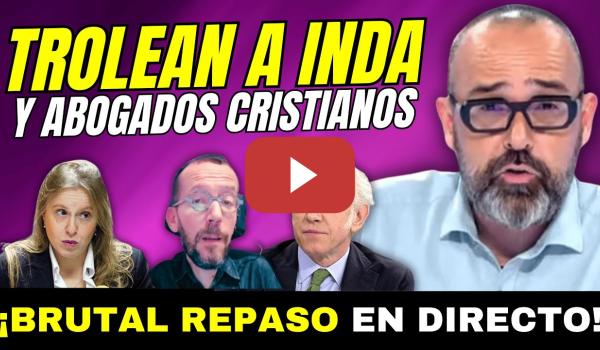 Embedded thumbnail for 💥RISTO MEJIDE TROLEA A INDA &quot;ABOGADOS CRISTIANOS DENUNCIA A PABLO ECHENIQUE&quot; TROLEO TOTAL