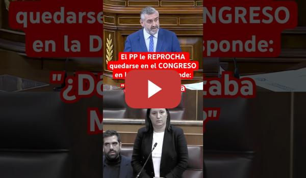 Embedded thumbnail for 👀El PP le REPROCHA quedarse en el #CONGRESO en la #DANA y responde: &quot;¿Dónde estaba MAZÓN?&quot; #psoe