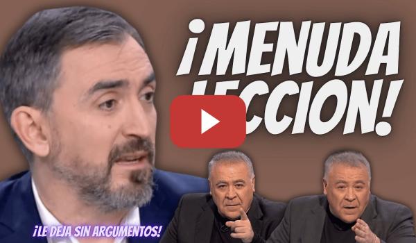 Embedded thumbnail for Ignacio Escolar  “DEJA sin ARGUMENTOS” a García Ferreras con esta RESPUESTA