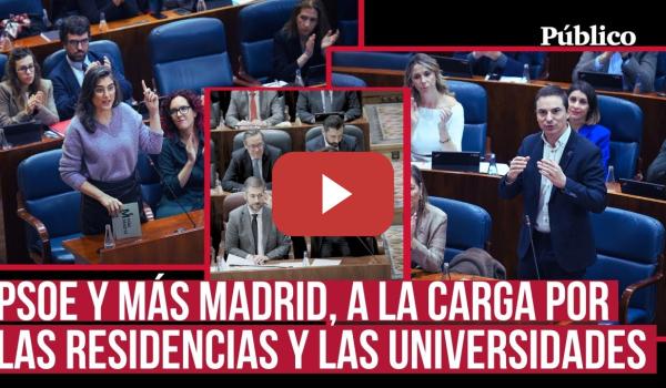 Embedded thumbnail for Bergerot a Ayuso: &quot;los colectivos de las residencias tienen más dignidad que todo su gobierno&quot;