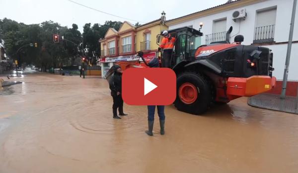 Embedded thumbnail for Las fuertes lluvias dejan más de 140 litros en Málaga capital y puntos de la Axarquía