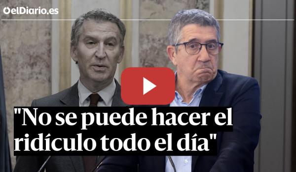 Embedded thumbnail for FEIJÓO pide una MOCIÓN DE CENSURA y PATXI LÓPEZ responde: &quot;No puede hacer el rídículo todo el día&quot;