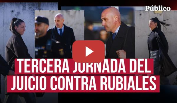 Embedded thumbnail for DIRECTO | Siguen declarando testigos en el caso Rubiales, entre ellos el hermano de Jenni Hermoso