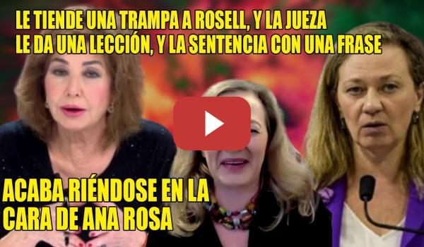 Embedded thumbnail for Le sale el TIRO x la CULATA a Ana Rosa x ENCERRONA a Rosell💢¡No se sostiene con MÍNIMA INTELIGENCIA!