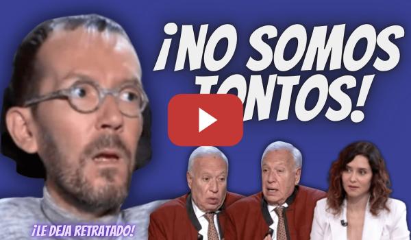 Embedded thumbnail for Pablo Echenique “FULMINA” a García-Margallo por BLANQUEAR a Ayuso - ¡La GENTE no es IDIOTA!