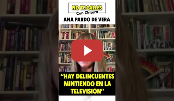 Embedded thumbnail for El sindicato del bulo… Según Ana Pardo de Vera #cintora #anapardodevera #periodismo #bulos