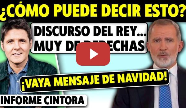 Embedded thumbnail for GUIÑOS DE ULTRADERECHA EN EL MENSAJE DE NAVIDAD DEL REY. FELIPE VI TUVO ADEMÁS OLVIDOS MUY FUERTES…