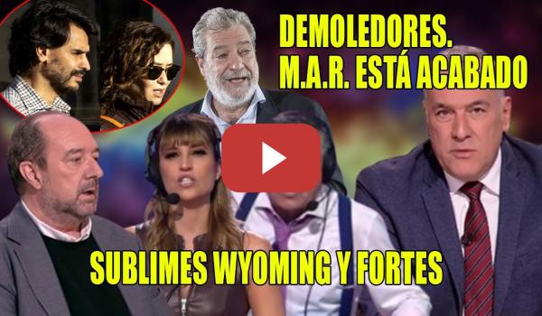 Embedded thumbnail for 👏ORO PURO esto de Wyoming y Fortes sobre el NOVIO de Ayuso👏¡Vaya Varapalo a M.A.R y la LIDERESA!