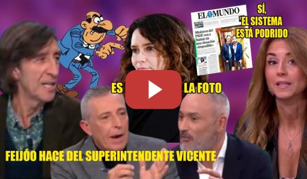 Embedded thumbnail for GUARDIANES del PP se llevan TREMENDA PALIZA🔥Benja Prado y Ruiz DESMONTAN FRIKIS🤣¡Feijóo es el SÚPER!